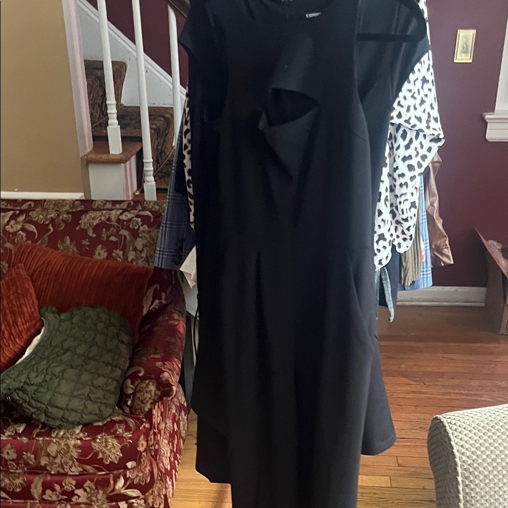 Elegant Black Sleeveless Dress